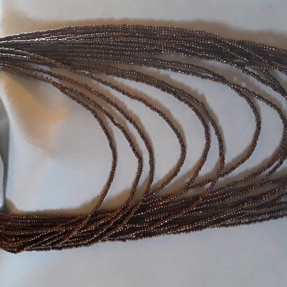 CAROL DUPLAISE beaded tier necklace - Picture 1 of 4